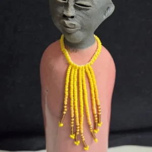 Short Dlamini man, pink, car topper